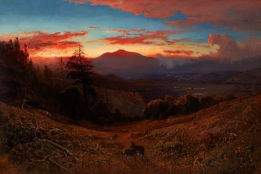 Sonnenuntergang auf dem Mount Diablo (Marin Sunset)